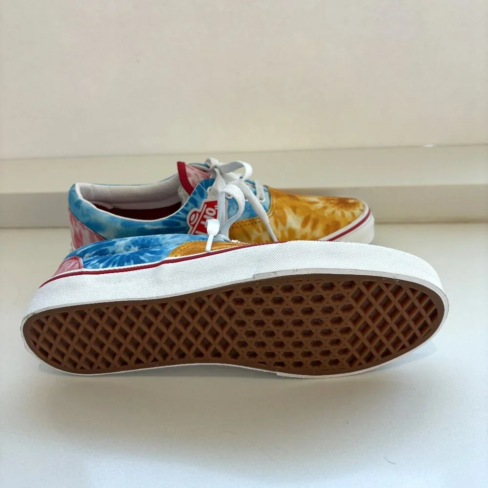 Vans Era Tie Dye Block Sneakers Low Top Lace Up Junior Size 6.5 Women’s 8 NEW